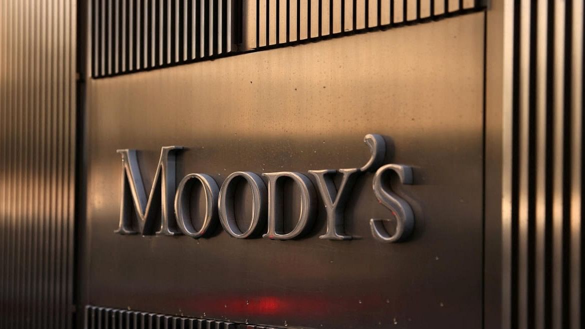 <div class="paragraphs"><p>FILE PHOTO: Signage is seen outside the Moody's Corporation headquarters in Manhattan, New York.</p></div>